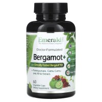 Emerald Laboratories, Bergamot+, Bergamotte, 60 pflanzliche Kapseln