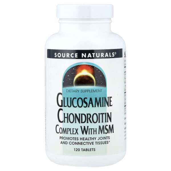 Source Naturals, Glucosamine Chondroitin Complex With MSM, Glucosamin-Chondroitin-Komplex mit MSM, 120 Tabletten