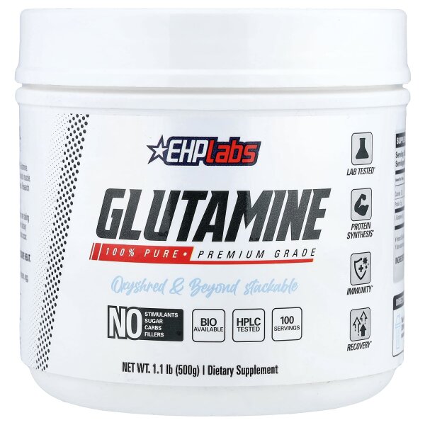 EHPlabs, Glutamin, 500 g