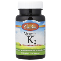 Carlson, Vitamin K2 MK-7, 45 mcg, 90 Weichkapseln