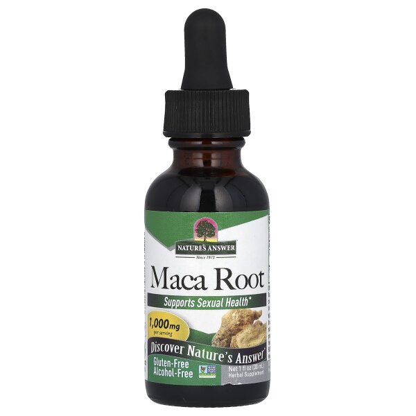 Natures Answer, Maca Root, Maca-Wurzel, alkoholfrei, 1.000 mg, 30 ml
