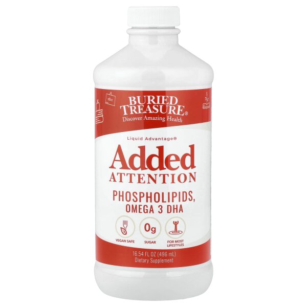 Buried Treasure, Liquid Advantage, Added Attention, flüssige Nährstoffe für zusätzliche Aufmerksamkeit, 496 ml