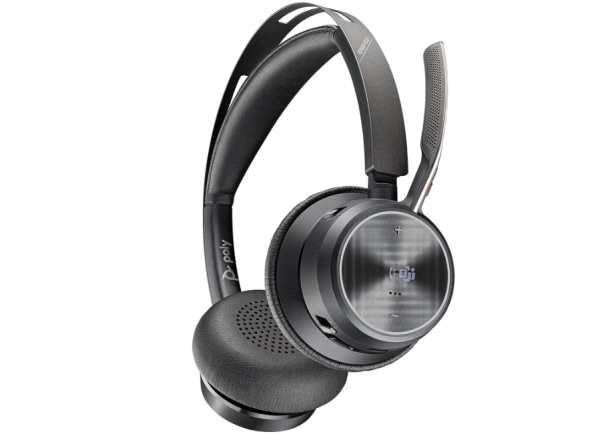 Poly - Voyager Focus 2 UC USB-A Headset Plantronics Bluetooth Dual-Ear (Stereo)