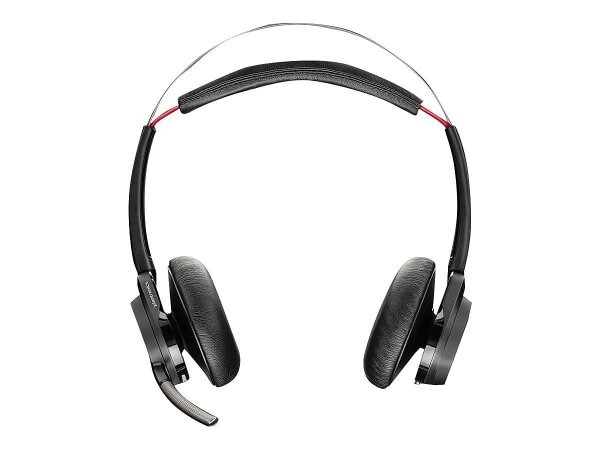 Plantronics - Voyager Focus UC Poly Bluetooth Dual-Ear (Stereo) Headset mit Boom