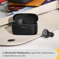 Jabra Elite 5 In-Ear-Bluetooth-Kopfhörer mit Hybrid-Aktive-Geräuschunterdrückung (ANC), 6 integrierten Mikrofonen, 6-mm-Lautsprecher - Schwarz