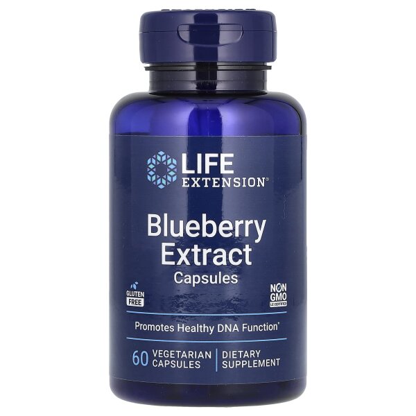 Life Extension, Blueberry Extract Capsules, Heidelbeerextrakt-Kapseln, 60 pflanzliche Kapseln