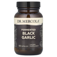 Dr. Mercola, Fermented Black Garlic, fermentierter schwarzer Knoblauch, 60 Kapseln