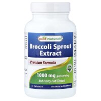 Best Naturals, Brocoli Sprout Extract, Brokkolisprossenextrakt, 120 Kapseln (500 mg pro Kapsel)