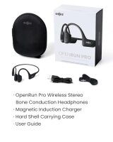 Shokz Open Run Pro Black S810BK Knochenschall Sportkopfhörer Schwarz Bluetooth