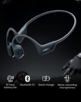 Shokz Open Run Pro Black S810BK Knochenschall Sportkopfhörer Schwarz Bluetooth