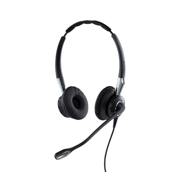 Jabra Biz 2400 II Duo USB BITTE LESEN langlebiges Profi-Kabel-Headset Schwarz