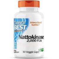 Doctors Best, Nattokinase, 2.000 FUs, 90 pflanzliche Kapseln