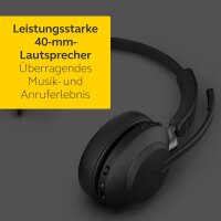 Jabra Evolve2 65 Wireless PC Headset – Noise Cancelling UC Certified Mono Headphones With Long-Lasting Battery – USB-A Bluetooth Adapter – Black #1