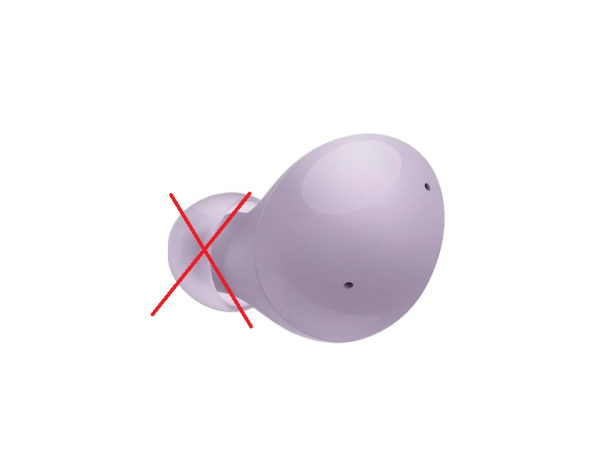 Samsung Galaxy Buds2, LINKER KOPFHÖRER, Kabellose Kopfhörer Geräuschunterdrückung (ANC) Lila #1