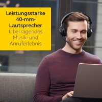 Jabra Evolve2 65 Wireless PC Headset with Charging Stand – Noise Cancelling Microsoft Teams Certified Stereo Headphones with Long-Lasting Battery – USB-A Bluetooth Adapter – Black #1