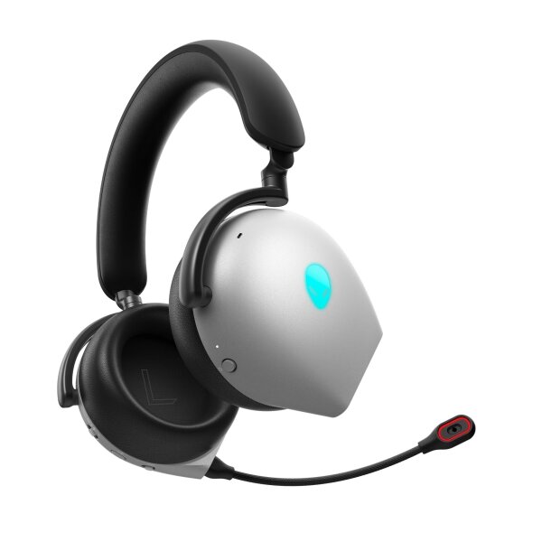 Alienware Tri-Mode Wireless Gaming Headset AW920H (Lunar Light), White, 17.4 cm #1