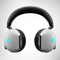 Alienware Tri-Mode Wireless Gaming Headset AW920H (Lunar Light), White, 17.4 cm #1