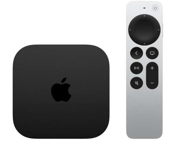 Apple 2022 Apple TV 4K Wi-Fi + Ethernet, B-WARE, 128 GB Speicher, 3. Generation, Dolby Vision, HDR10+, A15 Bionic Chip