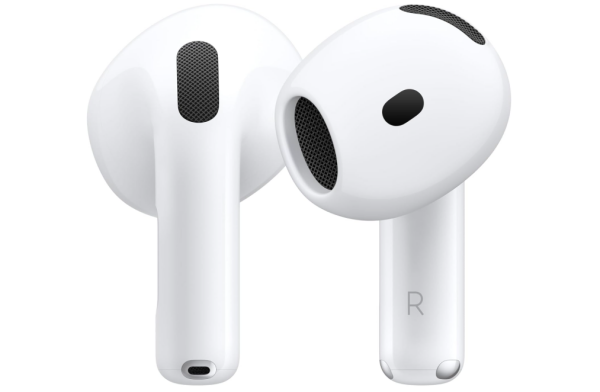 Apple AirPods 4 Bluetooth Kopfhörer, Aktive Geräuschunterdrückung, Adaptives Audio, Personalisiertes 3D Audio, Transparenzmodus, USB-C Ladecase, Kabelloses Laden