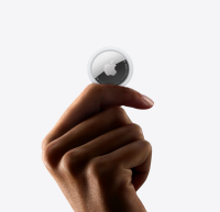 Apple AirTag 4er Pack - Schlüssel, Geldbörsen, Gepäck, Rucksäcke Finder mit einfacher iPhone oder iPad Einrichtung und austauschbarer Batterie