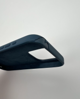 Apple iPhone 15 Pro Silikon Schutzhülle mit MagSafe Winterblau, hoher Schutz