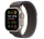 Apple Watch Band Trail Loop 49mm in Grün/Grau, M/L, ultradünn, leicht, aus recycelten Materialien