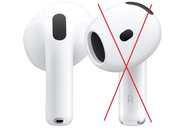 Apple AirPods 4 Bluetooth Kopfhörer NUR DER LINKE A3055 Aktive Geräuschunterdrüc