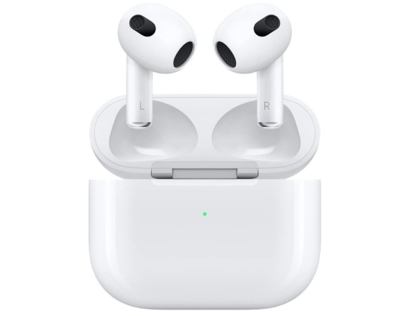 Apple AirPods (3. Generation) mit Lightning Ladecase - 3D Audio, Wasserdicht, 30 Stunden Wiedergabe #1