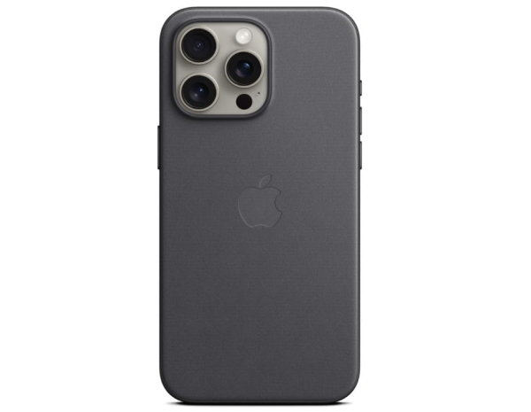Apple iPhone 15 Pro Max Feingewebe Case mit MagSafe – Schwarz, umweltfreundlich, recyclingfähig, magnetisch #1