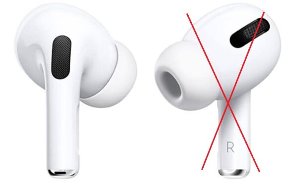 Apple AirPods Pro NUR DER LINKE A2084 Bluetooth Kopfhörer Ersatzteil Weiß