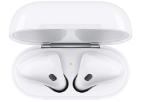 Apple AirPods 2. Generation Kabelgebundenes Ladecase Schnelles Aufladen, Siri Zugang, Automatische Verbindung #1